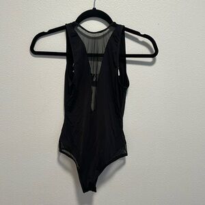 Calvin Klein Black Mesh Bodysuit